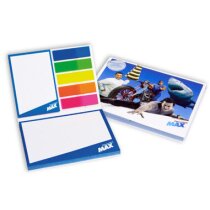 Set De Notas Adhesivas Con Tapa Blanda 100 Hojas Set De Notas Adhesivas Con Tapa Blanda 100 Hojas