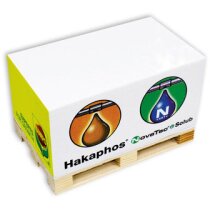 Taco de notas personalizado encolado con pale de madera 12x8-500 hojas