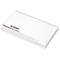 Bloc de notas adhesivas con papel blanco personalizada Bloc de notas adhesivas con papel blanco personalizada