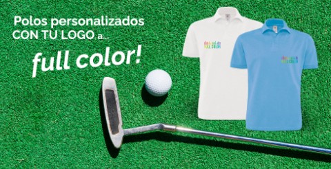 Polos personalizados full color