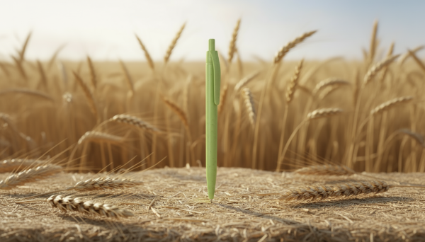 Bolígrafo caña de trigo