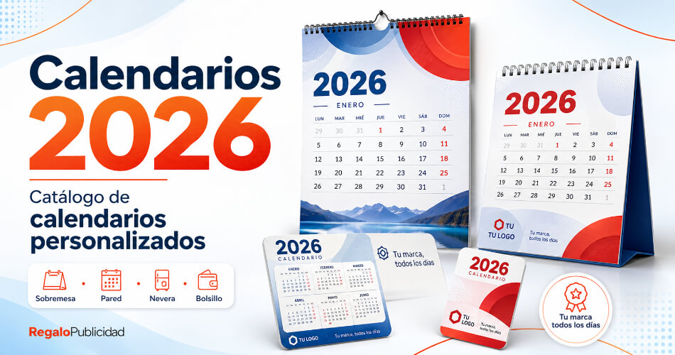 Catalogo calendarios de RegaloPublicidad 2026