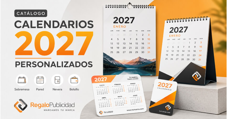 Catalogo calendarios de RegaloPublicidad 2027