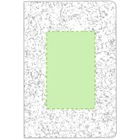 Area marcaje En la portada de la libreta