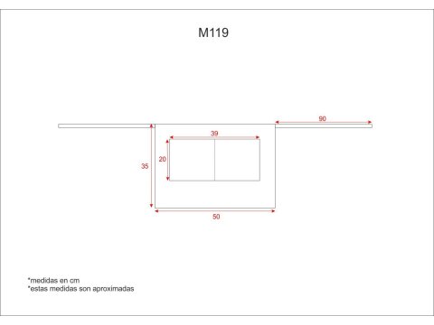 Tabla medidas del producto 81366