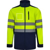 Area marcaje Chaqueta reflectora - Lado izquierdo