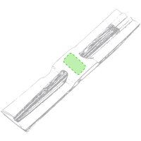 Area marcaje En el cartón de presentación