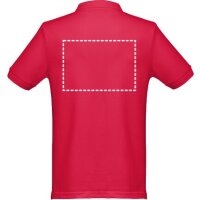 Area marcaje Polo manga corta - Espalda