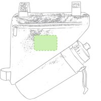 Area marcaje Bajo la cremallera