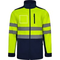 Area marcaje Chaqueta reflectora - Lado izquierdo