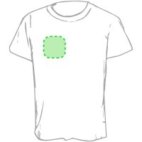 Area marcaje En el pecho derecha tipo bolsillo