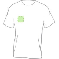 Area marcaje En el pecho derecha tipo bolsillo