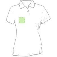 Area marcaje En el pecho derecha tipo bolsillo