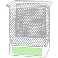 Area marcaje En la parte inferior de la cara frontal