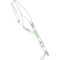 Area marcaje Zona media lanyard (entre cierres)