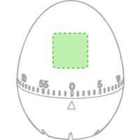 Area marcaje En el cuerpo (zona superior huevo)
