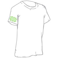 Area marcaje En la manga derecha