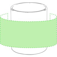Area marcaje Alrededor de la taza