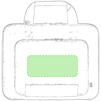 Area marcaje Bolsillo frontal