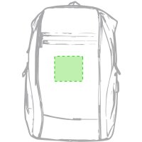 Area marcaje En la cara de la cremallera, centrado