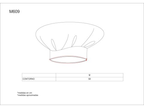 Tabla medidas del producto 81375