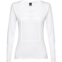 Area marcaje Camiseta manga larga - Pecho