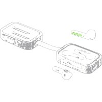 Area marcaje En el auricular derecho