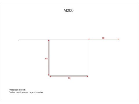 Tabla medidas del producto 65123