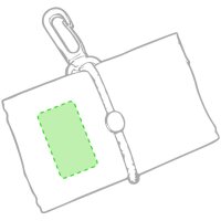 Area marcaje En la bolsa plegada