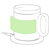 Area marcaje Alrededor de la taza