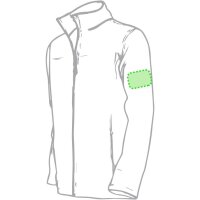 Area marcaje En la manga izquierda