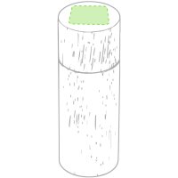 Area marcaje Sobre la parte superior