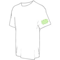 Area marcaje En la manga izquierda