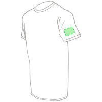 Area marcaje En la manga izquierda