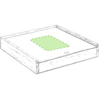 Area marcaje En la tapa