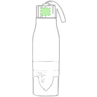 Area marcaje En el tapón