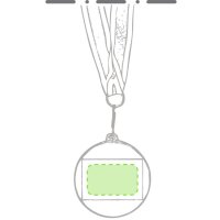 Area marcaje En el reverso de la medalla