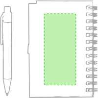 Area marcaje En la contraportada de la libreta