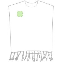 Area marcaje En el pecho izquierda tipo bolsillo