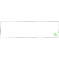 Area marcaje En una esquina de la toalla