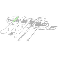 Area marcaje En el mango del cuchillo