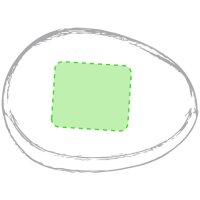 Area marcaje Centrado parte superior