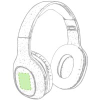 Area marcaje En el auricular izquierdo