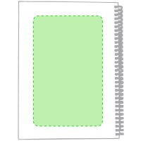 Area marcaje En la portada de la libreta