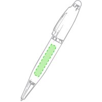 Area marcaje En el bolígrafo, en la caña cara A