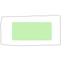 Area marcaje Centrado en la toalla