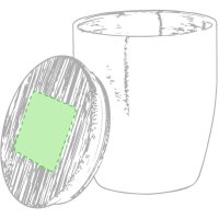 Area marcaje Centrado en la parte superior