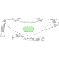 Area marcaje Bolsillo frontal