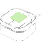 Area marcaje En la tapa de la caja