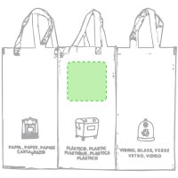 Area marcaje Sobre la bolsa amarilla